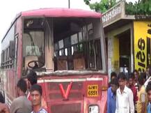 સુરતઃ કિમ માંડવી રોડ પર એસ.ટી બસનો અકસ્માત, અકસ્માતમાં કોઇ જાનહાની નહિ