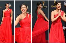 PICS: Emmy Awardsની રેડ કાર્પેટ પર આ અંદાજમાં આવી પ્રિયંકા, લાગી સુપર ગ્લેમરસ