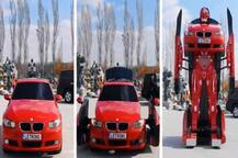 12 એન્જિનિયરની ટીમે આઠ મહિનામાં દુનિયાની પ્રથમ ટ્રાન્સફોર્મર કાર બનાવી