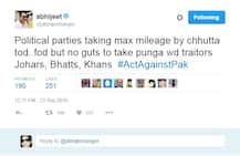 ઉરી હૂમલોઃ અભિજીતે PAK કલાકારો સાથે કામ કરવાને લઇને આ ડિરેક્ટરોને આપી ગાળો