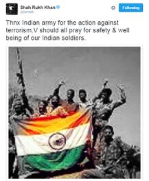 #SurgicalStrikes: બોલીવુડ સેલેબ્સ અને ક્રિકેટરોએ કર્યુ ટ્વિટ, જુઓ તસવીરો