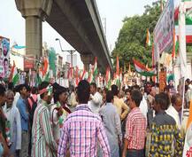 દિલ્લી પહોંચી રાહુલ ગાંધીની કિસાન યાત્રા, 25 દિવસની રાજકીય સફર પુર્ણ