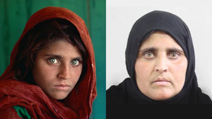 પાકિસ્તાનની ફેડરલ ઇન્વેસ્ટીગેશન એજન્સીએ બીબીની પેશાવરમાંથી ધરપકડ કરી છે. ૧૯૮૫માં પેશાવરના એક રેફયુજી કેમ્પમાંથી નેશનલ જીઓગ્રાફીના ફોટોગ્રાફર સ્ટીવ મૈક્કરીએ બીબીનો ફોટો લીધો હતો. ત્યારબાદ તેના પર ડ્રોકયુમેન્ટી પણ બની હતી અને તે અફઘાન વોરની મોનાલિસા તરીકે ઓળખાવા લાગી હતી.