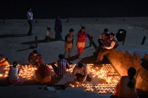 હ્રિષિકેશ (/ AFP PHOTO / DOMINIQUE FAGET)