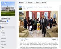 અમેરિકા: ઓબામાએ કરી દિવાળીની ઉજવણી, કહ્યું આ પરંપરા ચાલુ રહેશે