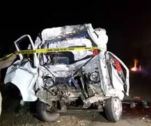 બગોદરા-ધોળકા હાઈવે પર પીકઅપ વેન અને ટ્રક વચ્ચે ગમખ્વાર અકસ્માત, 14ના મોત