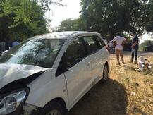 અમરેલીના સાંસદ નારણ કાછડિયાની કારને નડ્યો અકસ્માત, બાઇક ચાલક ઘાયલ