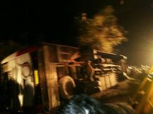 અમદાવાદઃ નરોડમાં લક્ઝરી બસનો અકસ્માત, 10 મુસાફરો ઘાયલ