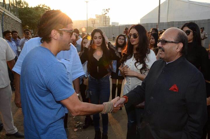 ફરહાન અખ્તર, અમર સિંહ અને શ્રીદેવી 