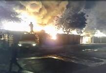 કંડલા પોર્ટ પાસે આવેલ કાપડની કંપનીમાં ભીષણ આગ, 18 ફાયર ફાઈટર ઘટનાસ્થળે