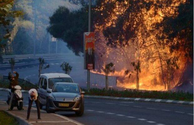 Fire Started Recently In North Israel Spreading Rapidly ઈઝરાયલના હૈફા શહેરના જંગલોમાં લાગી ભીષણ આગ, 60 હજાર લોકો થયા બેઘર