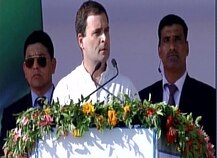 મહેસાણામાં રેલીને સંબોધતા રાહુલે કહ્યું- \