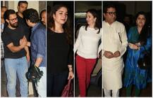 PICS: દિકરી સારા સાથે સચિને જોઈ \'દંગલ\', રિયલ લાઈફ મહાવીર પણ ચેમ્પિયન દિકરીઓ સાથે રહ્યા હાજર 