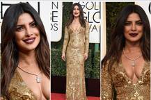 Golden Globes એવોર્ડમાં Golden ગાઉનમાં છવાઈ ગઈ પ્રિયંકા ચોપરા, જુઓ Pics
