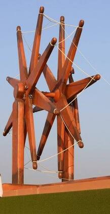 વાયબ્રન્ટમાં મહાત્મા મંદિરનો ચરખો કપિરાજનું સિંહાસન બન્યો, જુઓ તસવીરો