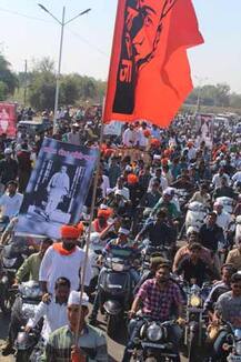 પાટણમાં હાર્દિક પટેલનો રોડ શોઃ ઠેર ઠેર સ્વાગત, મોટી સંખ્યામાં જોડાયા લોકો, જુઓ તસવીરો