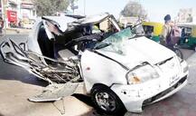 100ની સ્પીડમાં જતી કાર ડિવાઈડર સાથે અથડાઈ, કાર ચાલકનું મોત