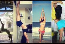 ‘ચક દે ઈંડિયા’ની આ એક્ટ્રેસ આમ કરે છે યોગ, શેર કર્યા Hot Pics 