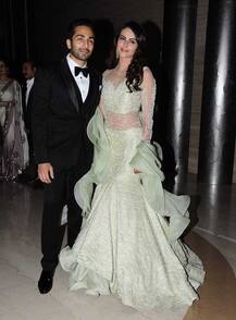 મંદાના-ગૌરવનું Wedding Reception: એક્તા કપૂરથી લઈને શાહિદ-મીરા પણ પહોંચ્યા