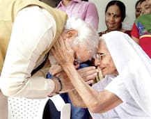 મોદીના માતાના શતાયુ જન્મ દિવસની ઉજવણી