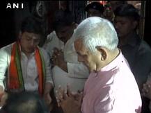 મુખ્યમંત્રીના નામની જાહેરાત પહેલા કાશી વિશ્વનાથ મંદિર પહોંચ્યા મનોજ સિંહા