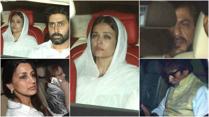 બોલીવુડ અભિનેત્રી ઐશ્વર્યા રાય બચ્ચનના પિતા કૃષ્ણા રાજ રાયનું નિધન થયું છે. મીડિયા રિપોર્ટ્સ અનુસાર કૃષ્ણારાજ રાયે શનિવારે સાંજે મુંબઈની લીલાવતી હોસ્પિટલમાં અંતિમ શ્વાસ લીધા હતા. ઐશ્વર્યા રાયના પિતા કૃષ્ણારાજ રાયની અંતિમ યાત્રામાં બોલીવુડ હસ્તીઓ પહોંચી હતી. જુઓ તસવીરો