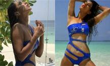 બ્લુ બિકીનીમાં નિયાનો હોટ અંદાજ, માલદિવ્સમાં આમ કરી રહી છે મજા 