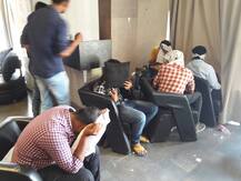 ગુજરાત યુનિવર્સિટી નજીક ગેરકાયદેસર ચાલતા હુક્કાબાર પર પોલીસ રેડ, 12ને દબોચ્યા