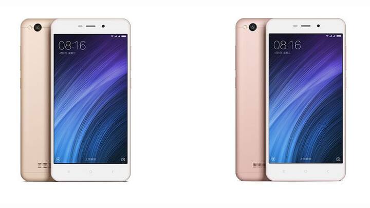  Redmi 4Aમાં પીડીએએફ, 5 લેન્સ-સિસ્ટમ અને અપર્ચર એફ/2.2ની સાથે 13 મેગા પિક્સર રેયર કેમેરા છે. સેલ્ફી માટે અપર્ચર એફ/2.2ની સાથે 5 મેગા પિક્સલ ફ્રન્ટ કેમેરા છે. કનેક્ટિવિટીનીવાત કરીએ તો તે 4G LTE ઉપરાંત આ ફોનમાં વાઈ-ફાઈ 802.11 બી/જી/એન, GPS, A-GPS અને બ્લૂટૂથ 4.1 જેવા ફીચર છે.