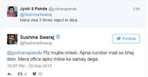 સુષમાના ટ્વિટે ફરી કરી કમાલ, એક મહિલાને આત્મહત્યા કરવાથી રોકી 