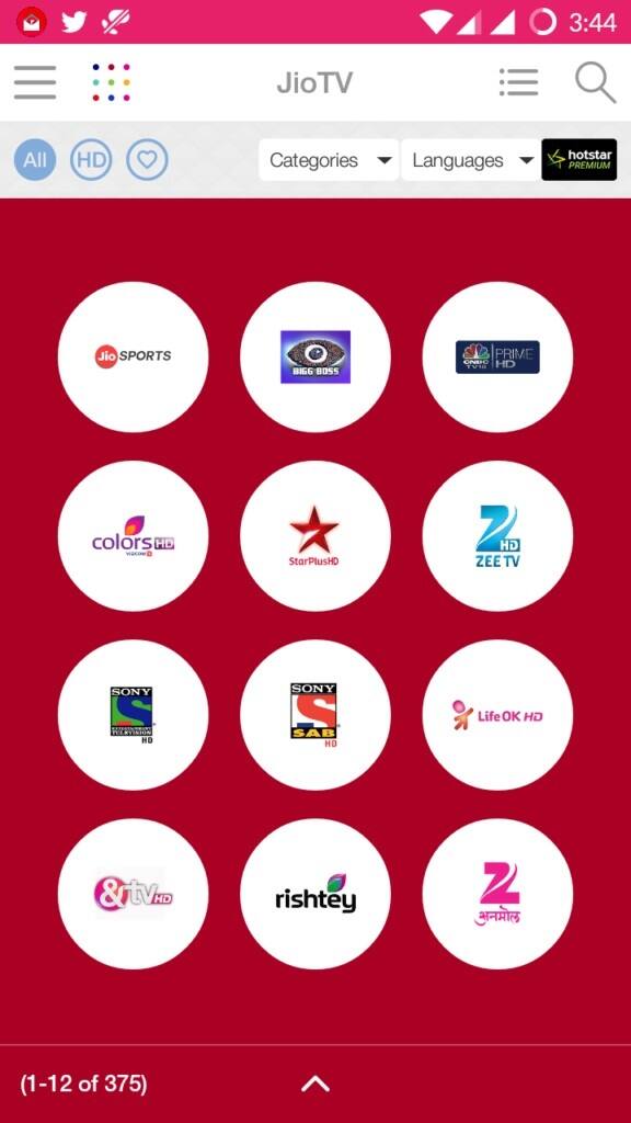  JioTV એપ પર સ્ટાર્સ સ્પોર્ટ્સની ચેનલ્સ પહેલાથી જ સામેલ છે. ટીમ ઇન્ડિયાની કેટલીય મેચ આ એપ પર બતાવવામાં આવી ચૂકી છે. લિસ્ટમાં સ્ટાર સ્પોર્ટ્સની HD ચેનલ્સ પણ સામેલ છે. અત્યારે JioTV એપની સર્વિસ એકદમ ફ્રી છે, એટલે યૂઝર્સને વીડિયો કે લાઇવ મેચ માટે માત્ર ડેટા ખર્ચવો પડશે.