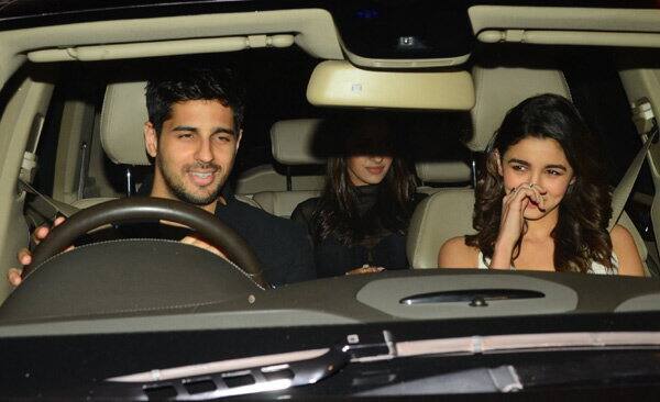 આલિયા અને સિદ્ધાર્થ 