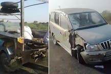 અમરેલીઃ કાર અને છકડો રિક્ષા વચ્ચે અકસ્માત, બેના મોત, સાતથી વધુ ઘાયલ