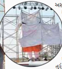 સુરતમાં મૂકાયેલી નરેન્દ્ર મોદીની 22 ફૂટ ઉંચી પ્રતિમાને કેમ સફેદ કપડાથી ઢાંકી દેવી પડી ? જાણો વિચિત્ર કારણ  