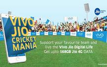 વીવો જિઓ ક્રિકેટ માનિયા ઓફર, જિઓ યૂઝર્સ મેળવી શકે છે 168GB ફ્રી 4G ડેટા