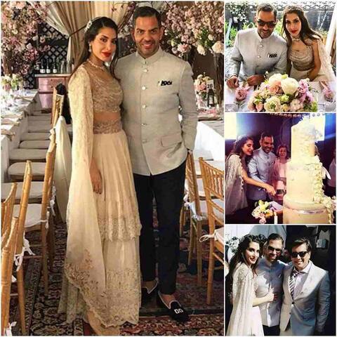કરિશ્માના Ex-husband સંજયે કર્યા ગર્લફ્રેંડ સાથે લગ્ન, જુઓ રિસેપ્શનની તસવીરો કરિશ્માના Ex-husband સંજયે કર્યા ગર્લફ્રેંડ સાથે લગ્ન, જુઓ રિસેપ્શનની તસવીરો