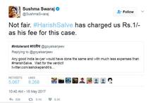 કુલભૂષણનો કેસ લડવાના હરીશ સાલ્વેએ લીધા આટલા રૂપિયા, સલમાન-અંબાણી માટે લડી ચૂક્યા છે કેસ