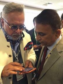 ભારત-પાક. મેચમાં કબાડેબાજ માલ્યાાએ ભારતના ક્યા મહાન ક્રિકેટર સાથે કરી ગુફ્તગુ ? જાણો વિગત