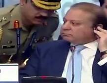 SCO સમિટઃ મોદી સામે બેઠેલા નવાઝ શરીફનાં કાનમાં પાક.ના આર્મી ઓફિસરે શું કહ્યું?