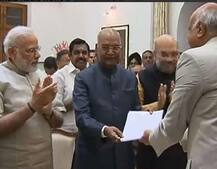 રાષ્ટ્રપતિ ચૂંટણીઃ રામનાથ કોવિંદે નોંધાવી ઉમેદવારી, મોદી-શાહ-અડવાણી રહ્યાં હાજર