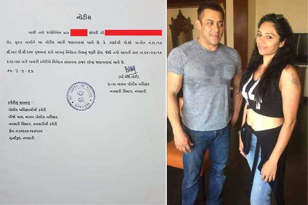સુરતઃ હિતેશ દેસાઈના મૃત્યુના કેસમાં પોલીસે જેને સમન્સ આપ્યા છે તે જ્યોતિ સોલંકીએ સલમાન સાથે પડાવેલી તસવીર