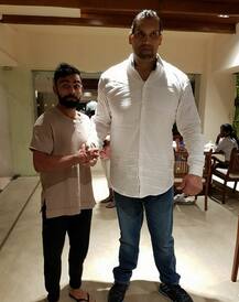 \'મહાબલી\' ખલીને મળ્યા વિરાટ કોહલી, વાયરલ થઈ તસવીર