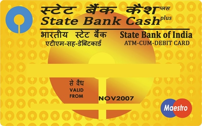 1 sbi to block atm and debit card with magnetic strip