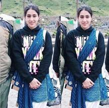 કેદારનાથ પહોંચી સૈફ અલીખાનની દીકરી, મેકઅપ વગર મળી જોવા