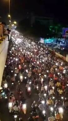 સુરતઃ હાર્દિકની ધરપકડના વિરોધમાં પાટીદારોનું શક્તિપ્રદર્શન, હજારોની સંખ્યામાં જોડાયા પાટીદારો