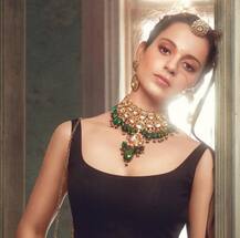 વિવાદો વચ્ચે અહીં દુલ્હનના રૂપમાં નજર આવી કંગના રનૌત, જુઓ તસવીરો