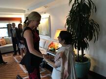 USમાં ટ્રમ્પની પુત્રીને મળ્યા સુષ્મા સ્વરાજ, ઈવાન્કાએ ગણાવ્યા પ્રભાવશાળી નેતા