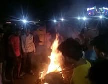 રેશમા પટેલ-વરૂણ પટેલ BJPમાં જોડાતા પાટીદારોમાં રોષ, કર્યું પૂતળા દહન