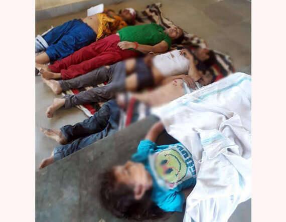 અમૃતલાલ મોદી, સુમન મોદી, અલ્કેશ મોદી,ટીનલ મોદી અને ધનવી મોદીના અકસ્માતમાં મોત નિપજ્યા હતા. 