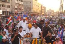 હાર્દિક પટેલનો ભાવનગરમાં ભવ્ય રોડ શો, પાટીદારોએ કર્યું સ્વાગત